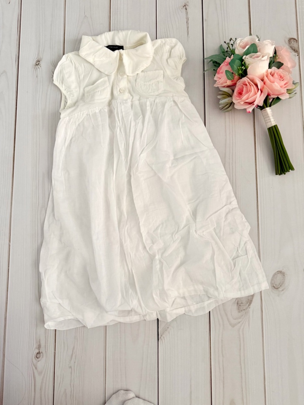 White Babydoll Dress Cotton